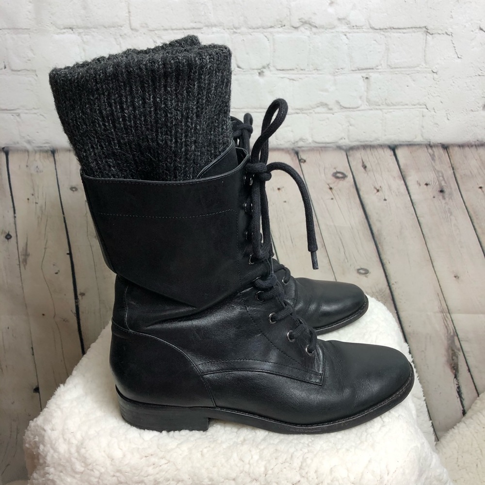 Marc Fisher Combat Style Boots Size 8 - Picture 2 of 10